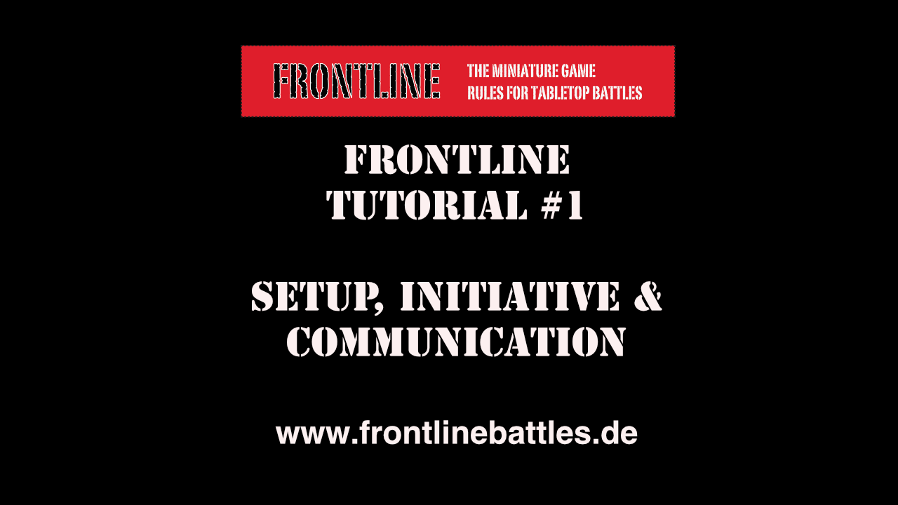 Frontline Tutorial #1